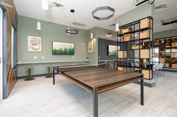 Ping Pong Table At The Rec Room